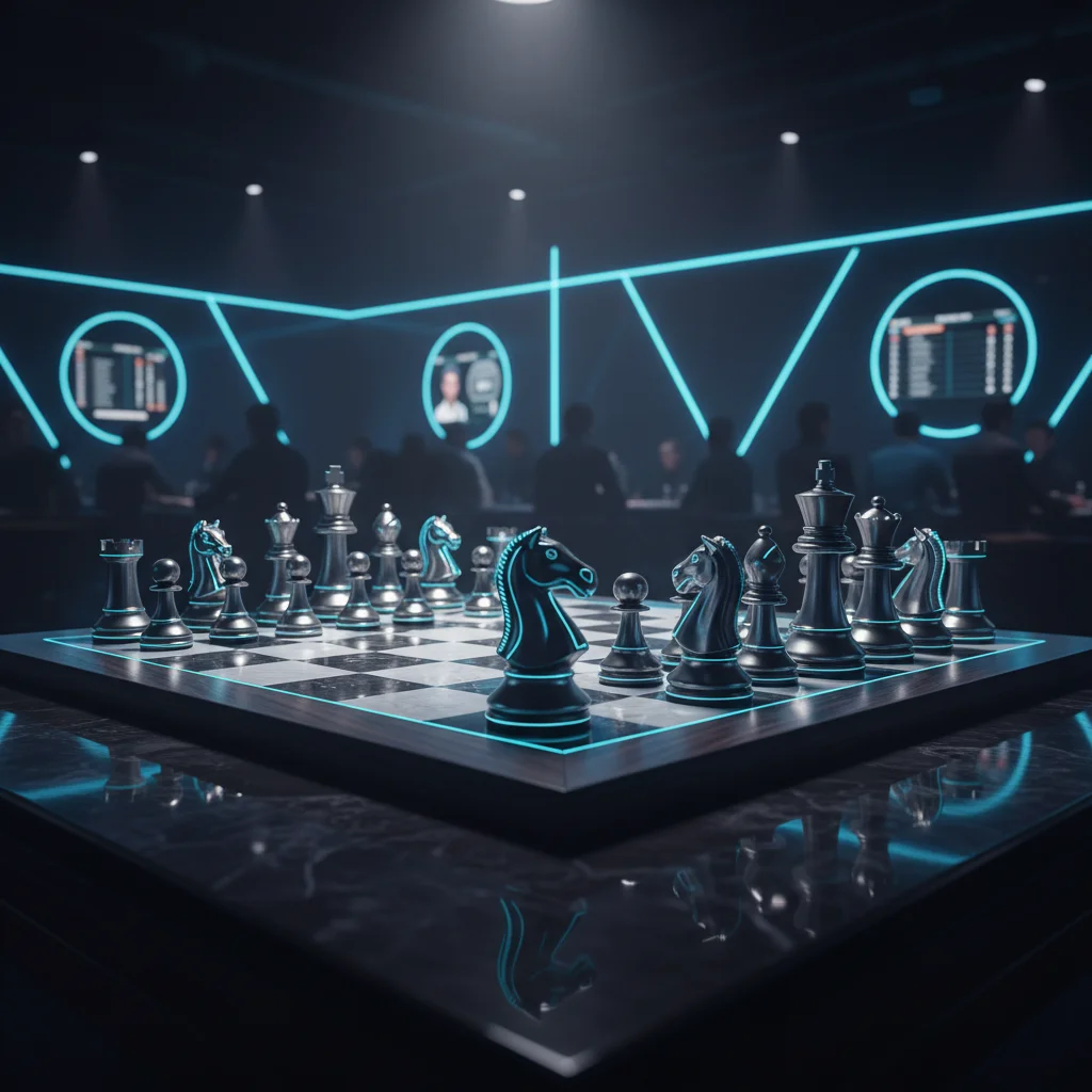 Forbattra ditt schackspel - schackbrade med pjaser i fokus