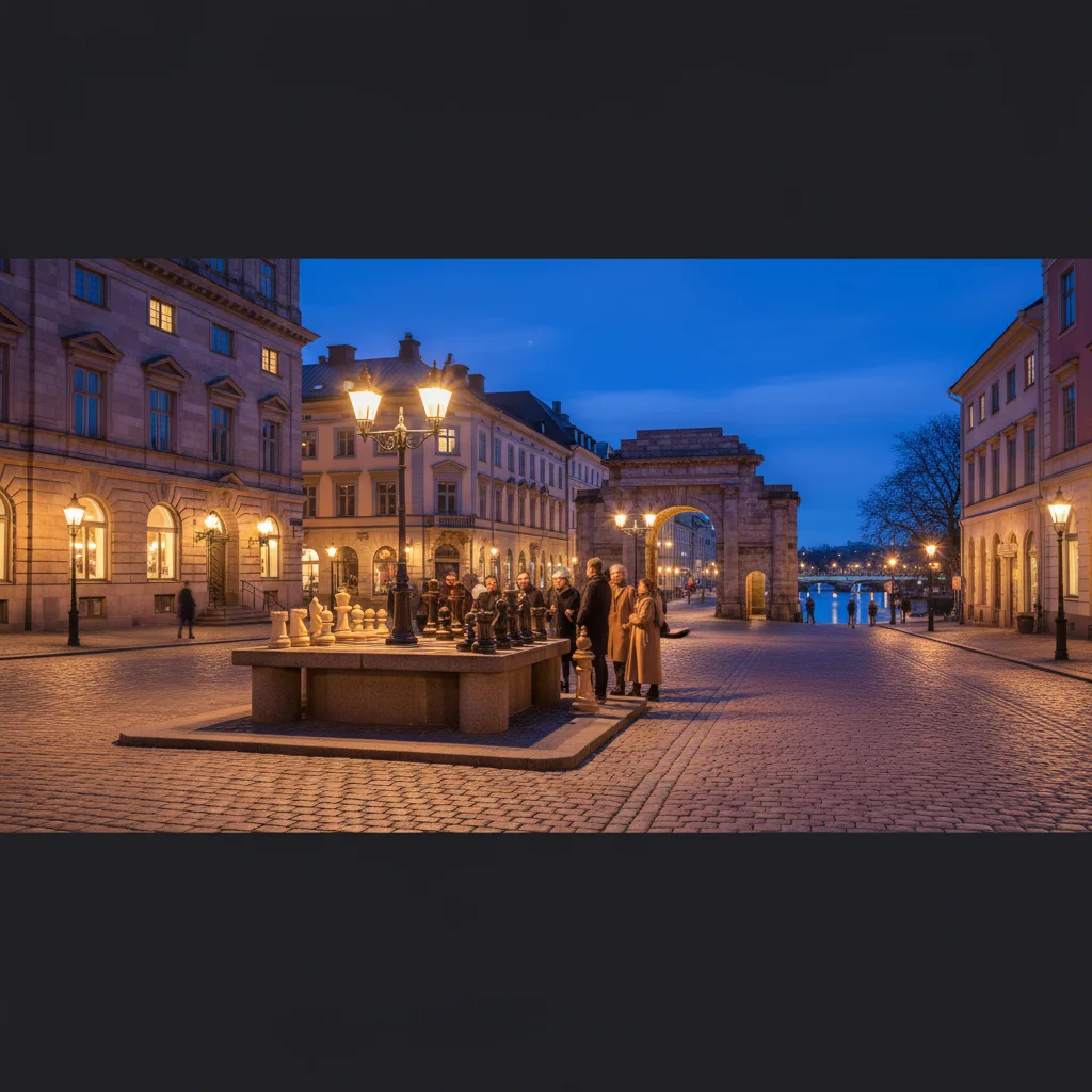Schack i Goteborg - historisk bild av schackspel i staden